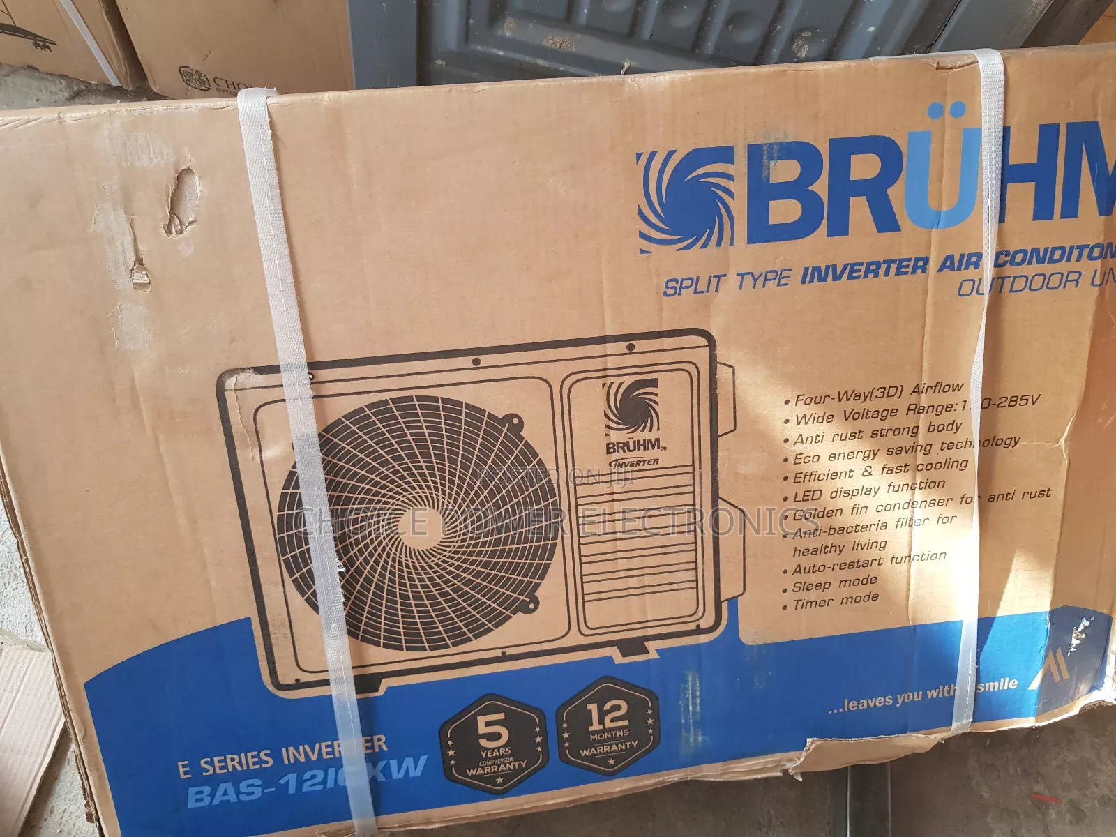 Bruhm Inveter Ac 1.5hp 100%Copper With Free Installation Kit