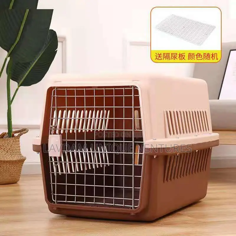 Pet Carrier Box - For Cats and Dogs Aviation Crate 66 X 47 X 46 Cm