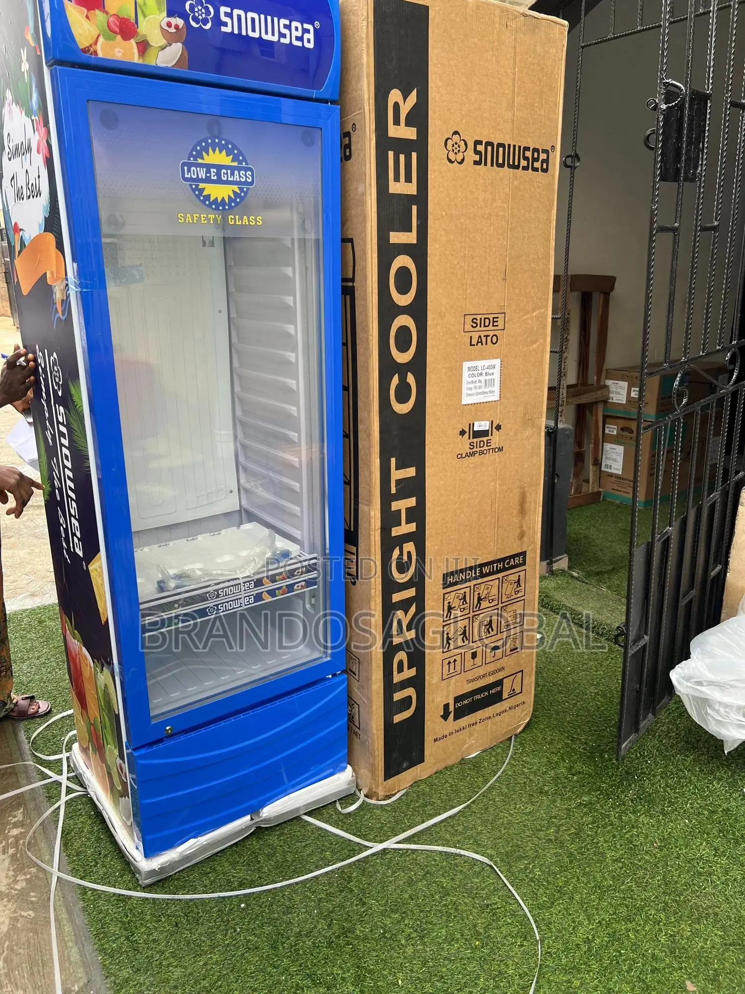Snowsea 400l Vertical Showcase Chiller Lc-400