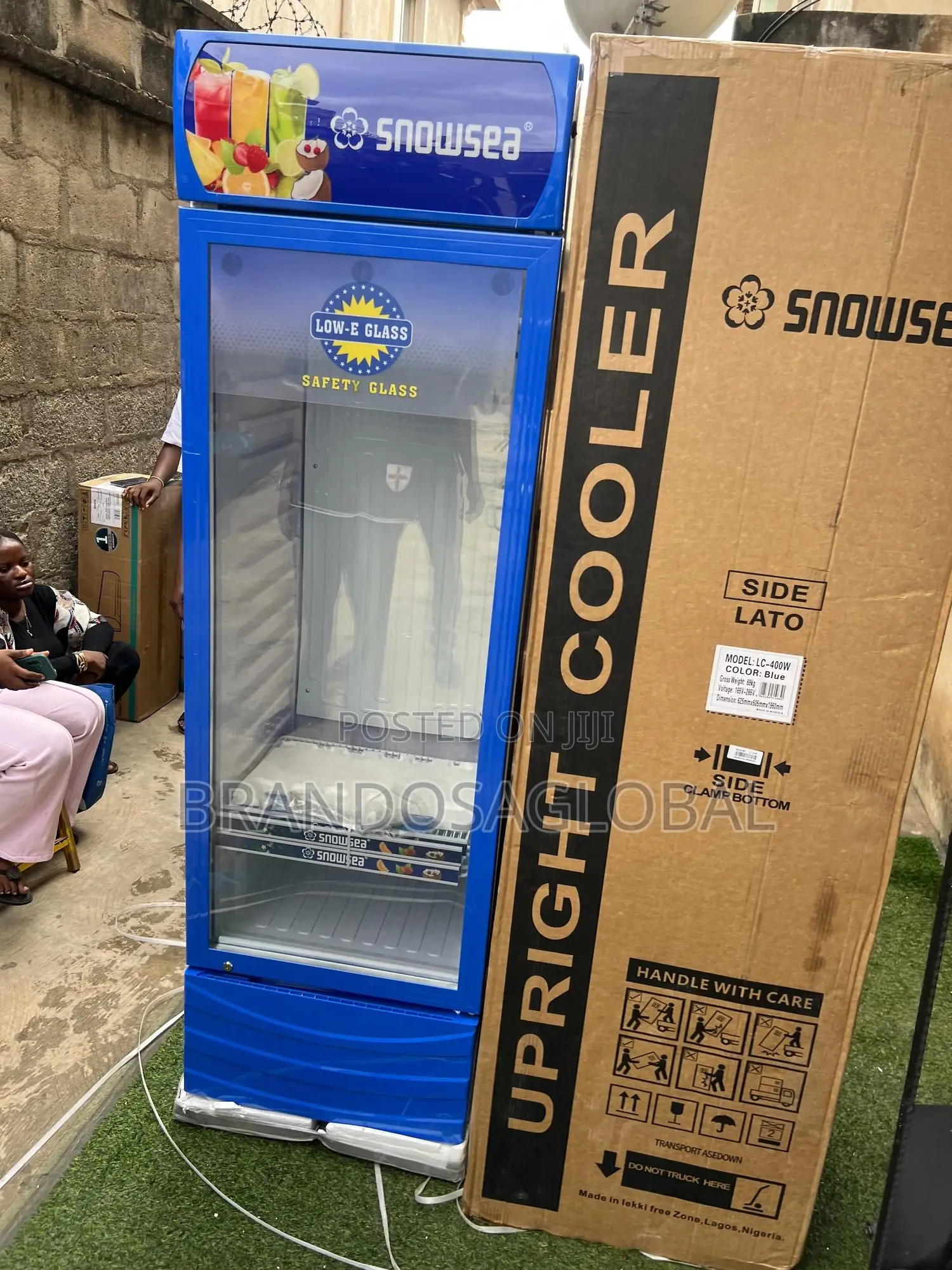 Snowsea 400l Glass Door Cooling Cabinet Lc-400