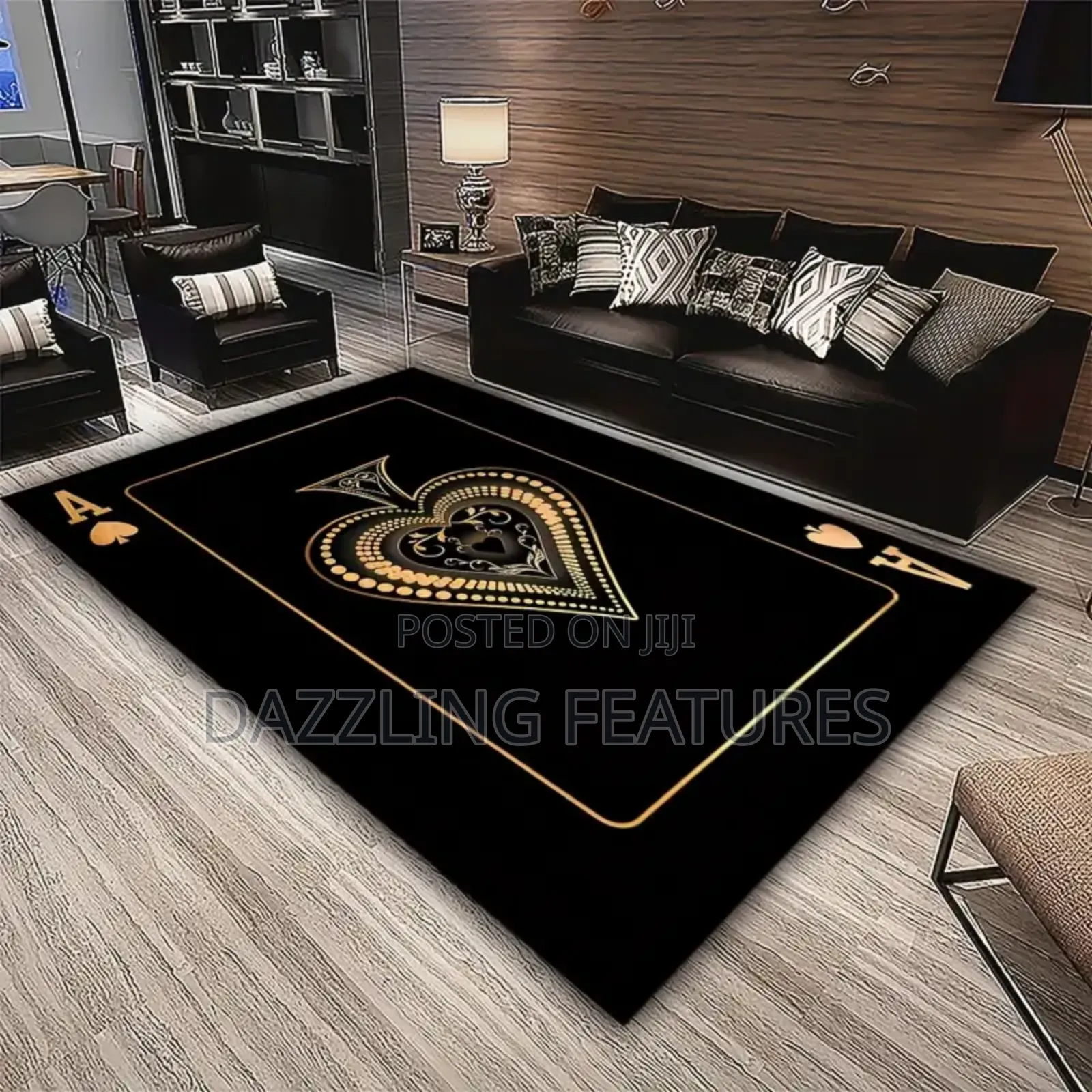 Quality Centre Rug With Touch of Black