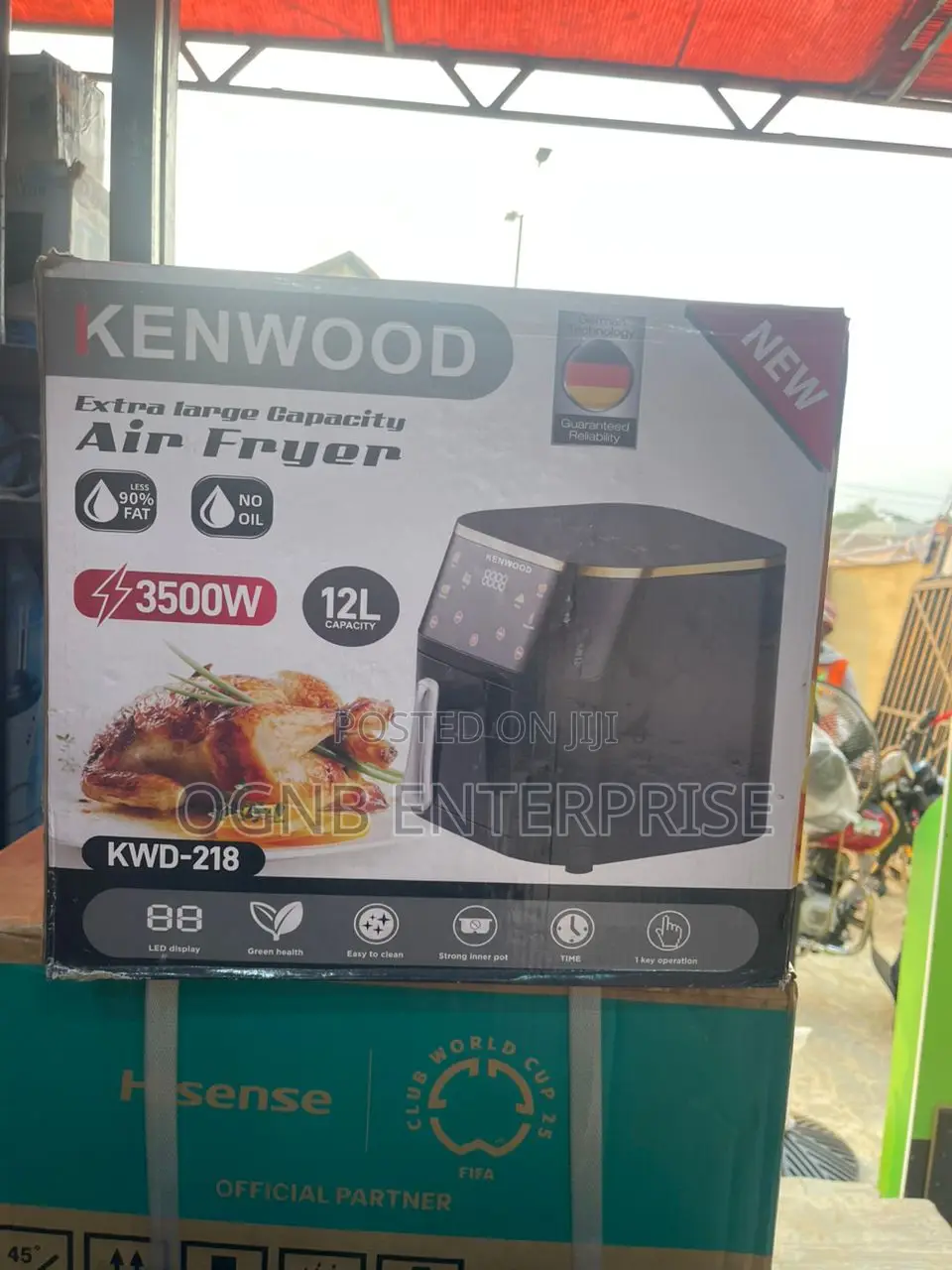 Kenwood 12l Extra Large Capacity Digital Airfryer