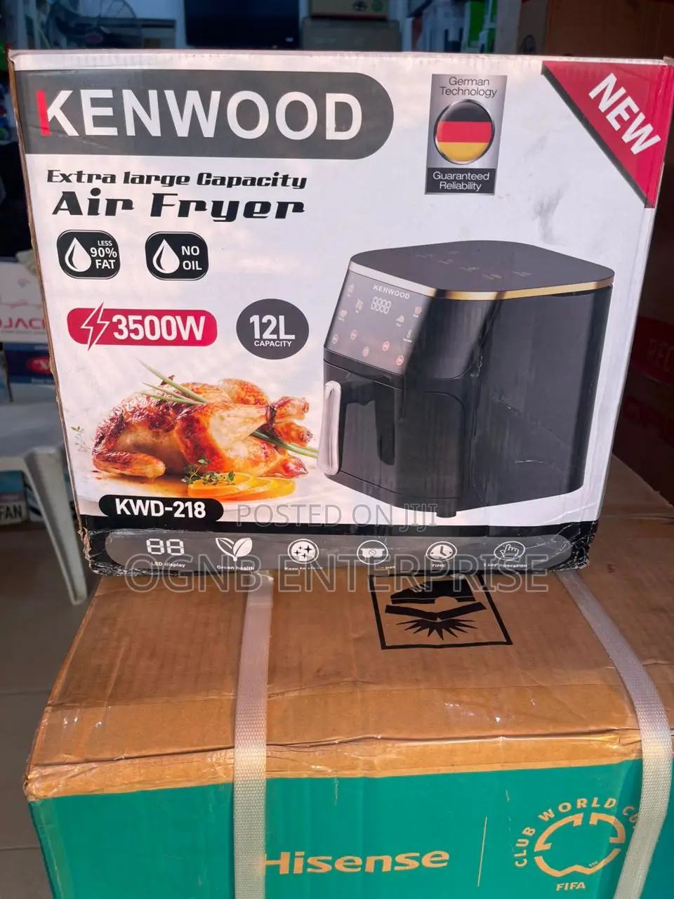 Kenwood 12l Extra Large Capacity Digital Airfryer