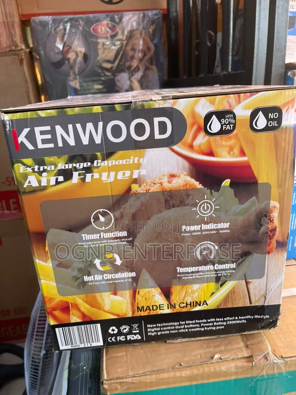 Kenwood 12l Extra Large Capacity Digital Airfryer