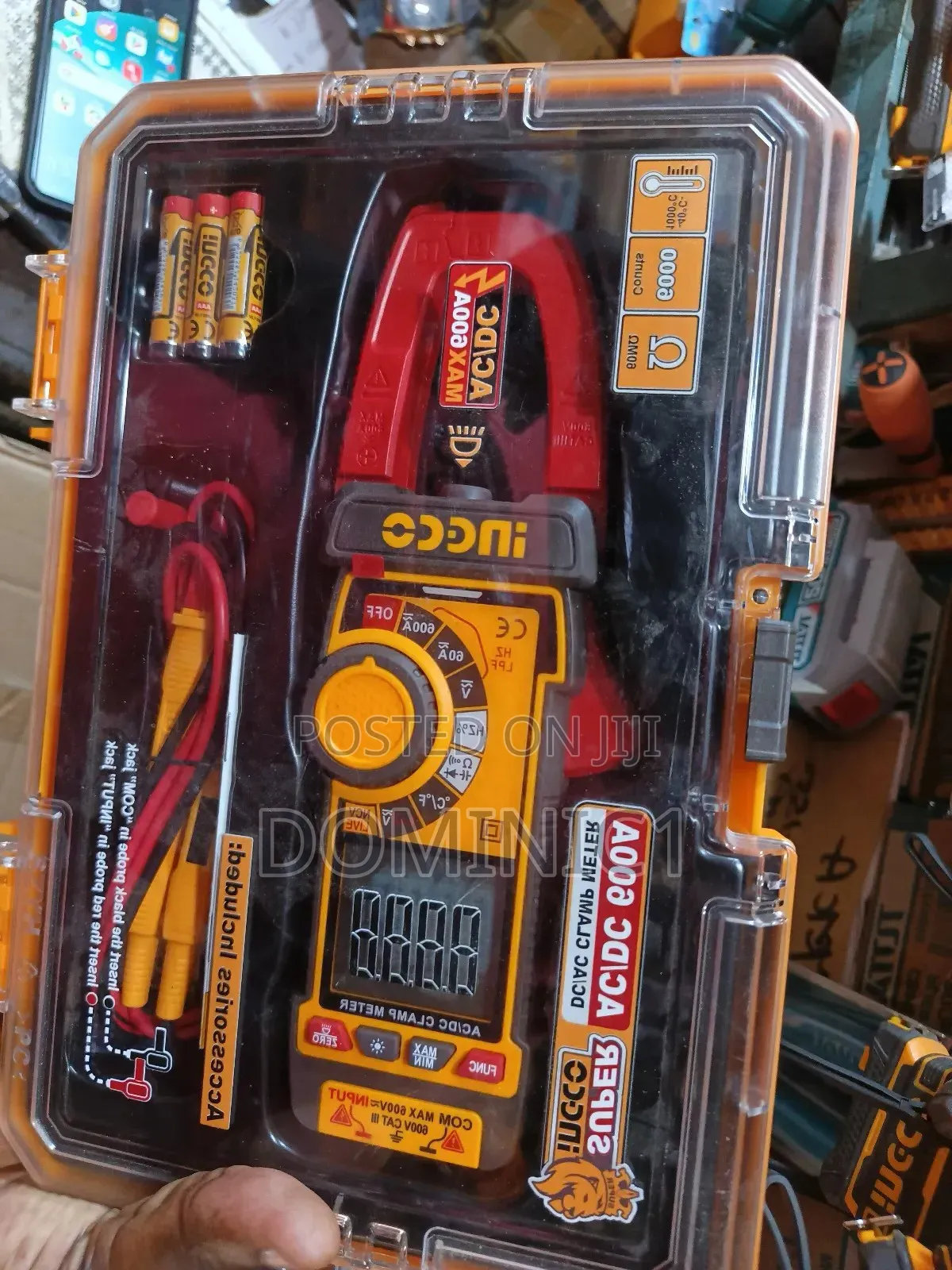 Ingco Ac/Dc Clamp Meter 600amd