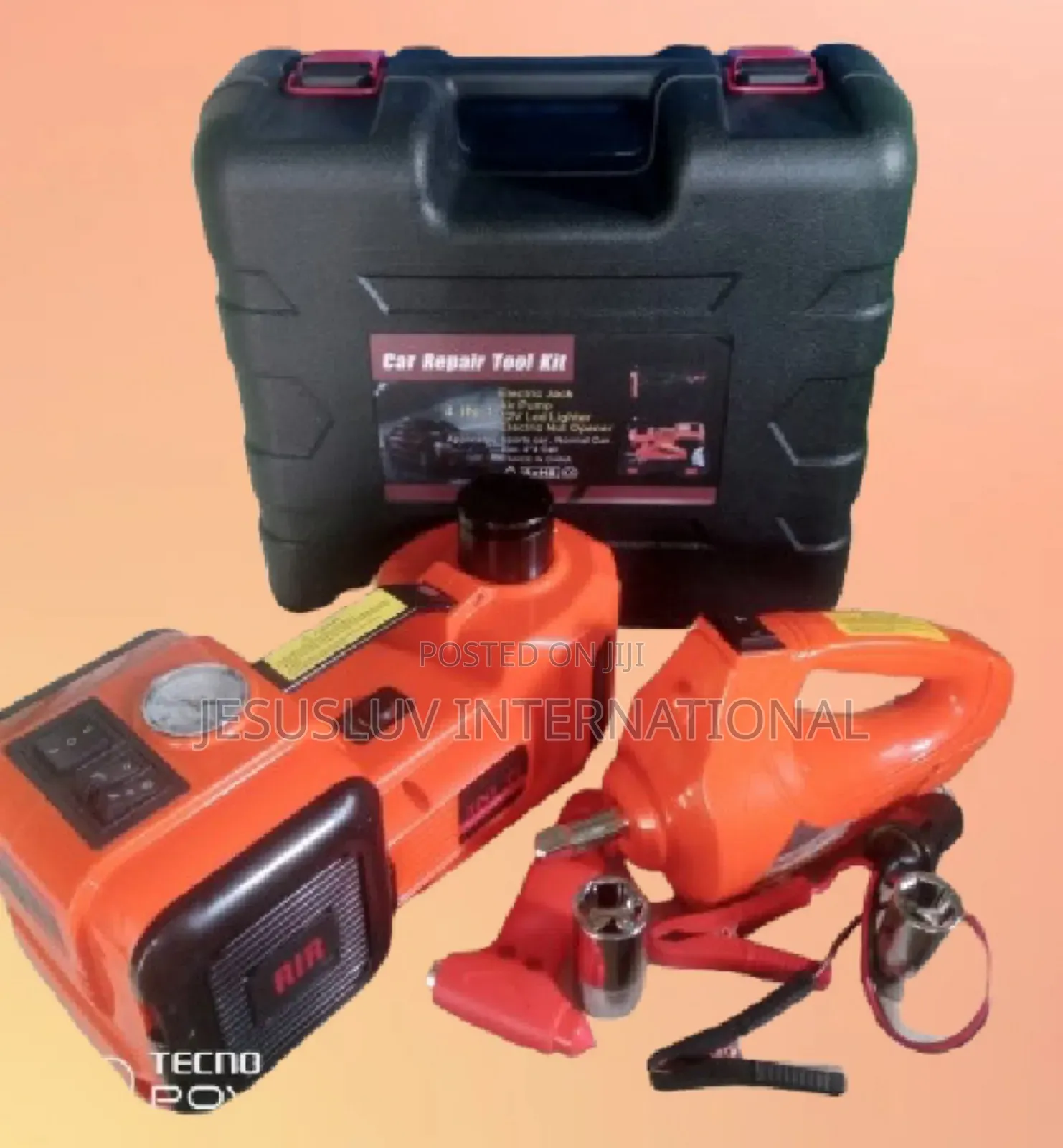 Dc 12v Electric Car Jack 5 Ton,Tyre Inflator Pump Impact Wrench