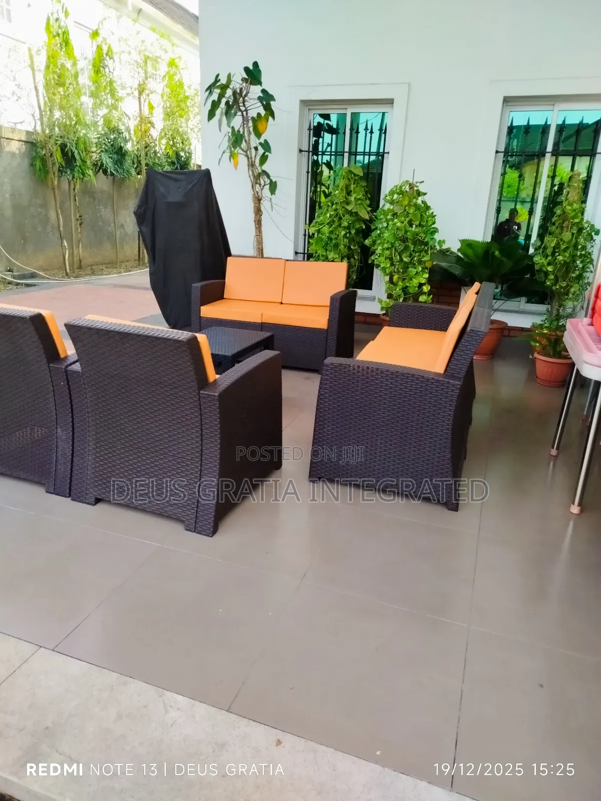 Modern Outdoor Lounge Set – Plastic Rattan Sofa – Port Harcourt