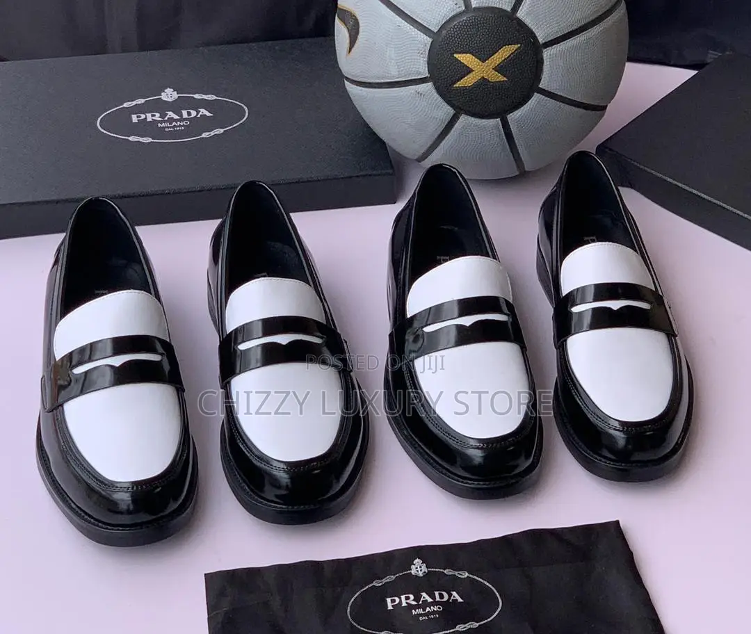 Prada Quality Luxury Men Genuine Leather Cooperate Shoe