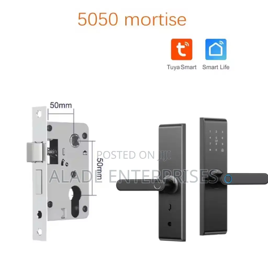 Tuya Ai Bedroom Smart Door Lock Wifi Fingerprint Keyless Entry