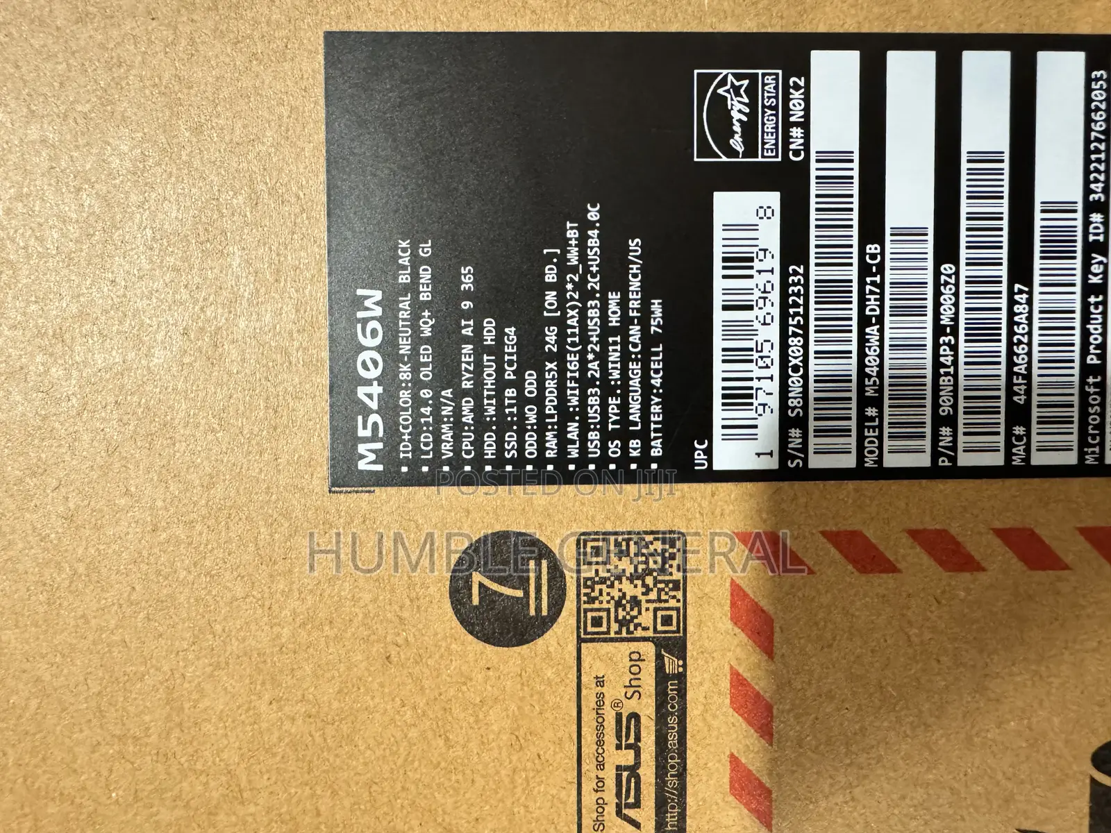 New Laptop Asus Vivobook S 14 S5406s 24GB AMD Ryzen 9 SSD 1T