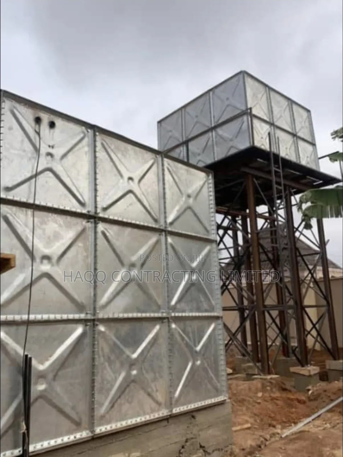 Pressed Steel Braithwaite Galvanized Panel, Industrial Water Supply