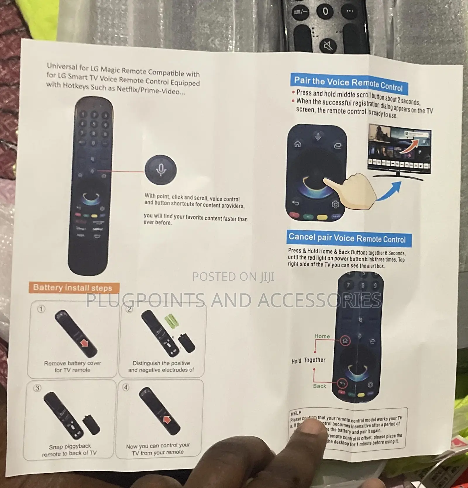 Lg Smart Tv Magic Remote+ Free Delivery Today Only