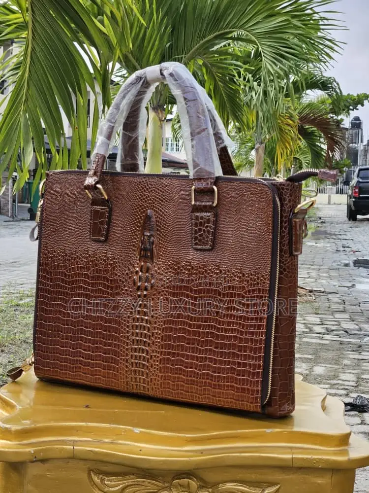 High Quality Luxury Genuine Leather Laptop Bag