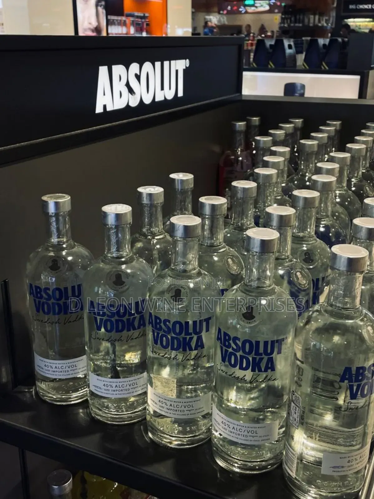Absolute Vodka Cartoon by ( 12 Bottles )