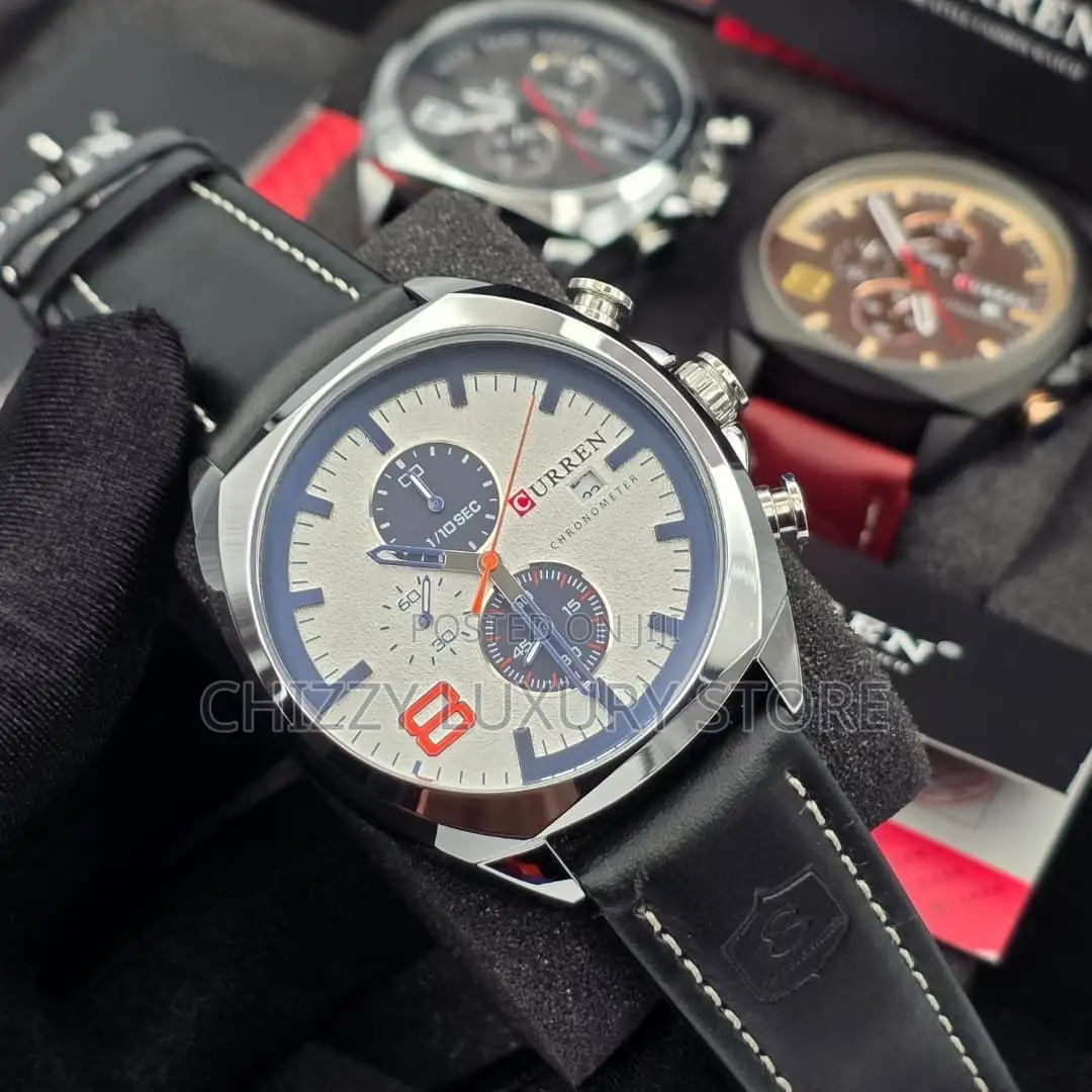 Curren Quality Luxury Men Genuine Leather Wristwatch