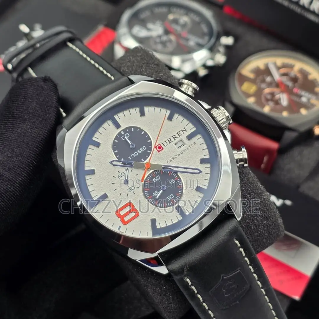 Curren Quality Luxury Men Genuine Leather Wristwatch