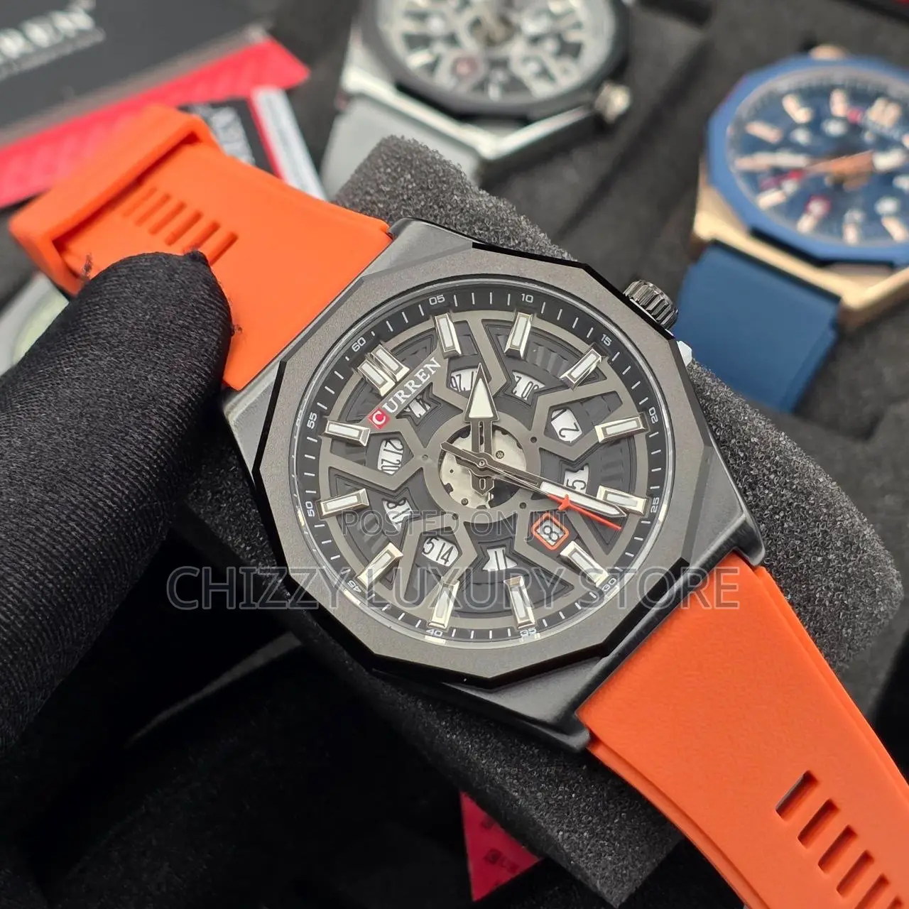 Curren Quality Luxury Men Genuine Leather Wristwatch