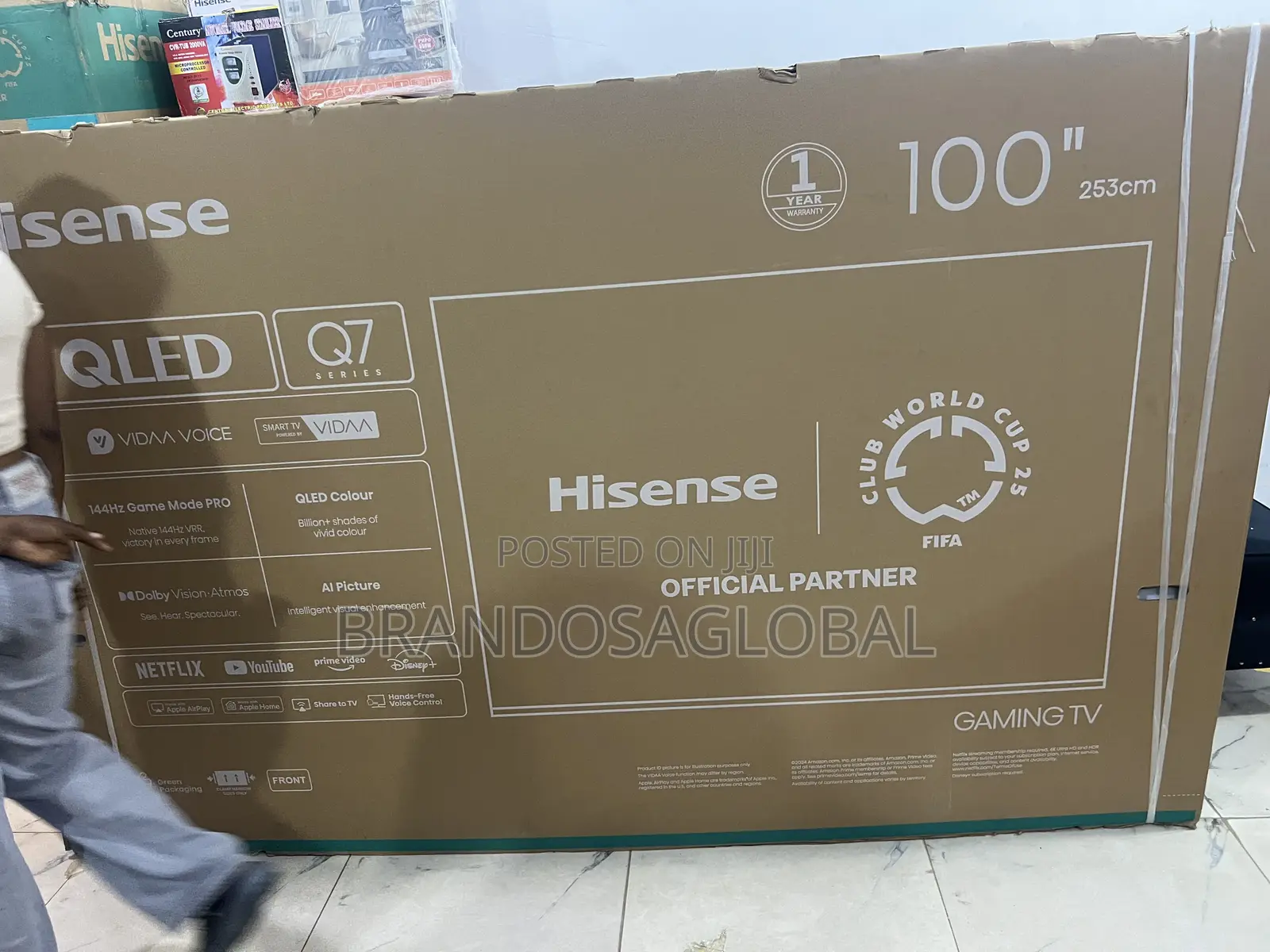 Hisense 100 Inches Smart Qled Tv (100q7q)