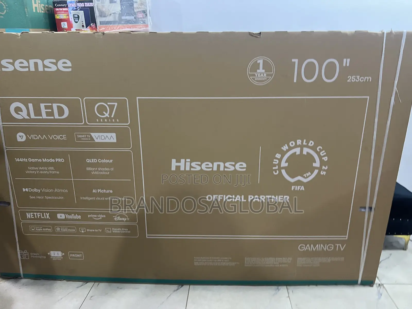 Hisense 100 Inches Smart Qled Tv (100q7q)