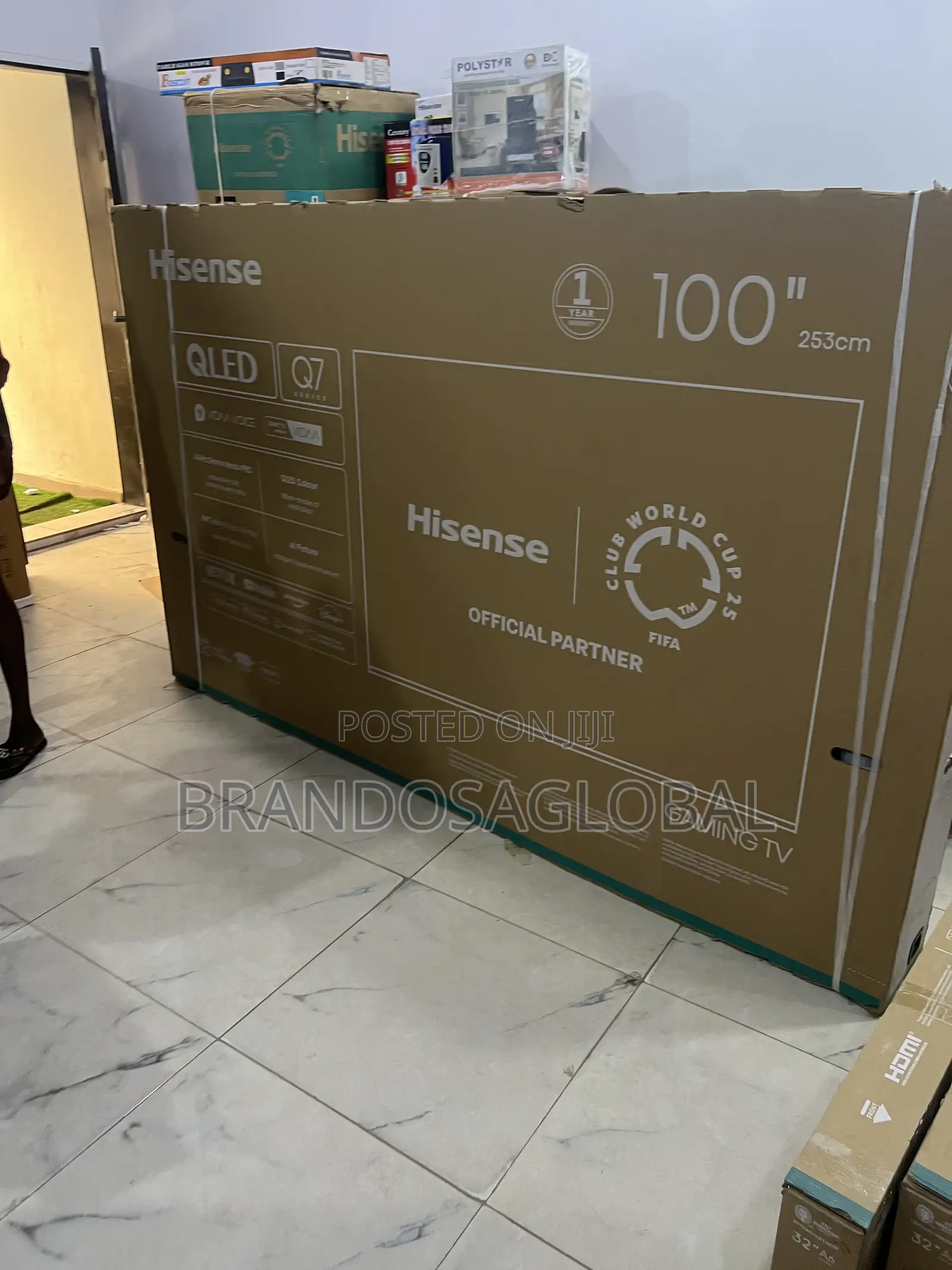 Hisense 100 Inches Ultra Large Smart Tv Qled Technology (100q7q)