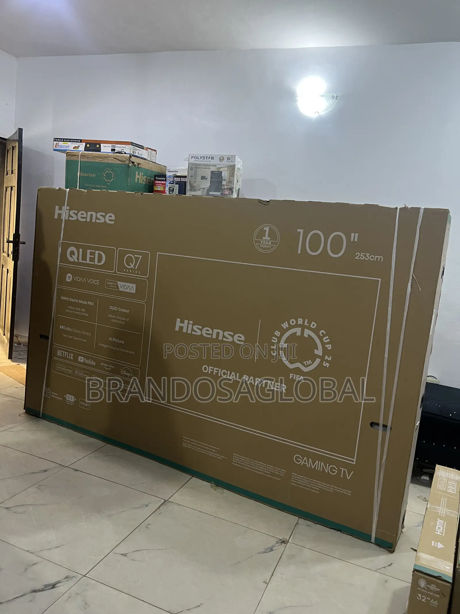 Hisense 100 Inches Smart Qled Tv With Advanced Color (100q7q)