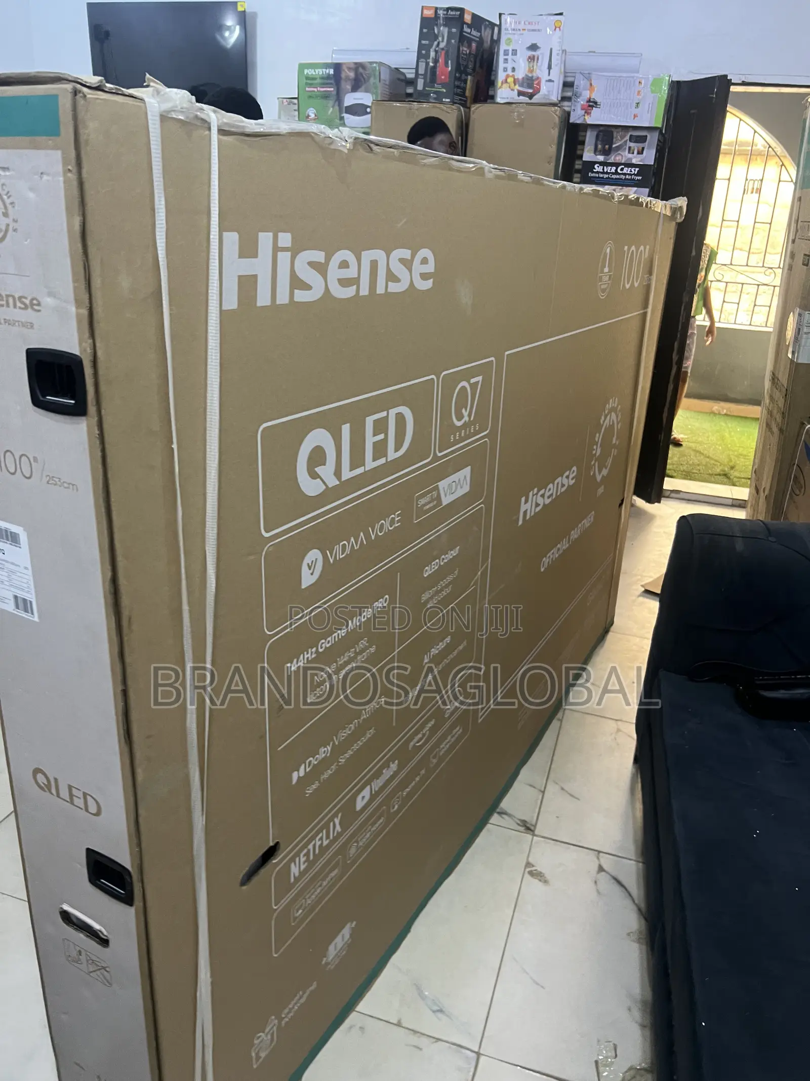 Hisense 100 Inch Smart Qled Tv Resolution Model 100q7q