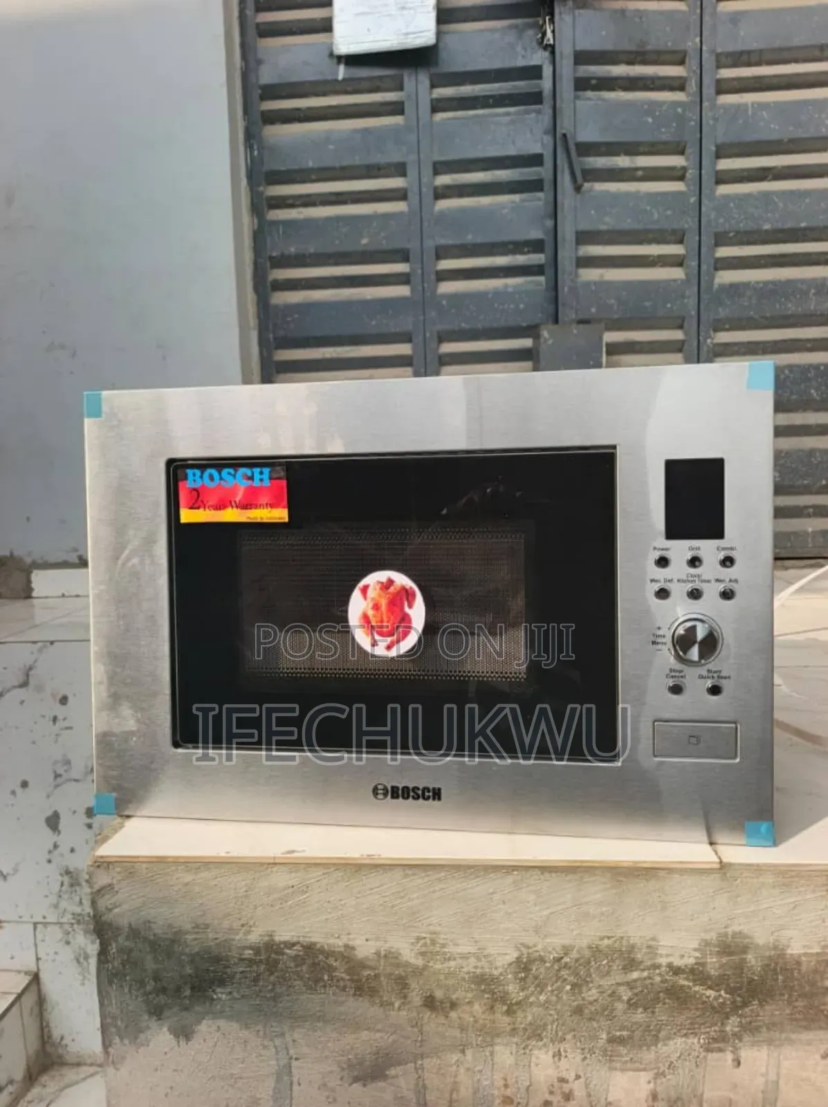 Original Bosch Stainless Steel Built-in Electric Low Voltage Microwave