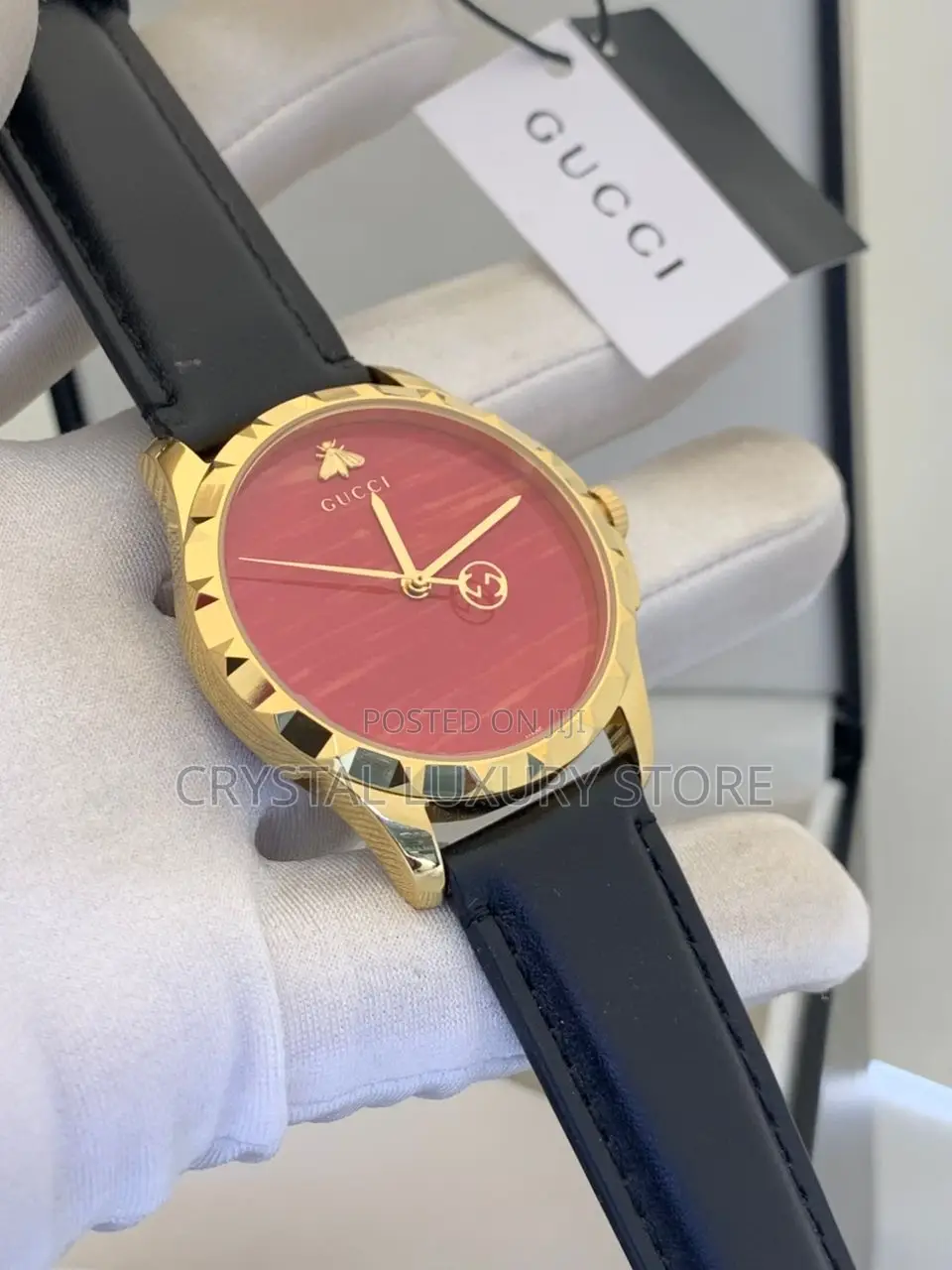 Gucci Quality Luxury Genuine Leather Wristwatch