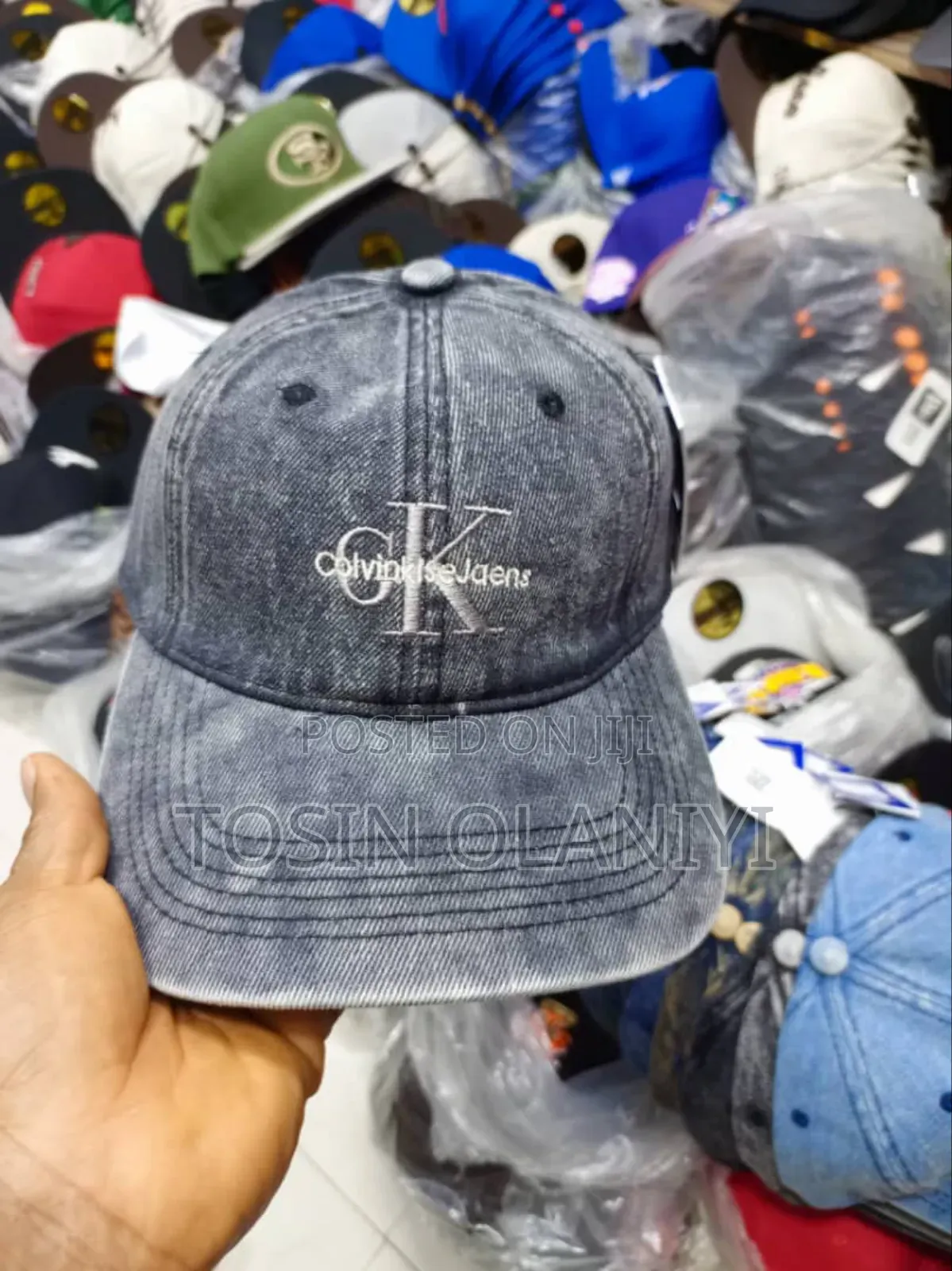 Calvin Klein Denim Face Cap