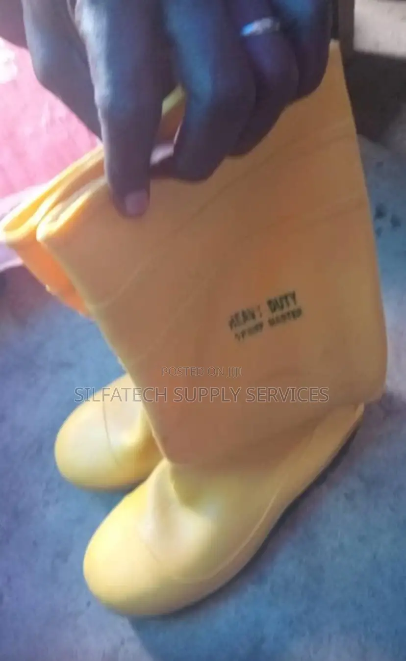 Original Safety Shoe, Rainboot And A Lifebouys