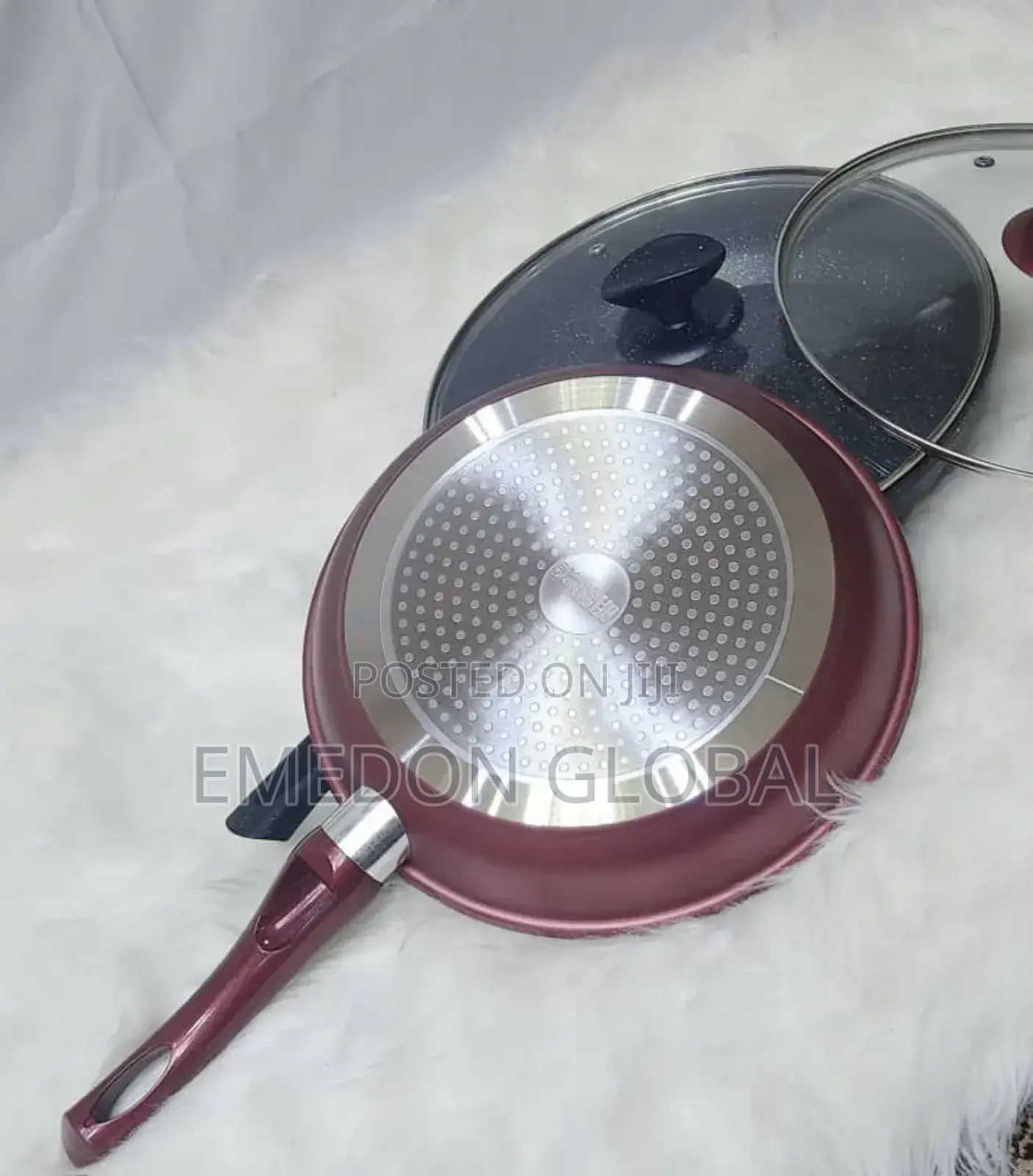 Quality Induction Frying Pan With Cover