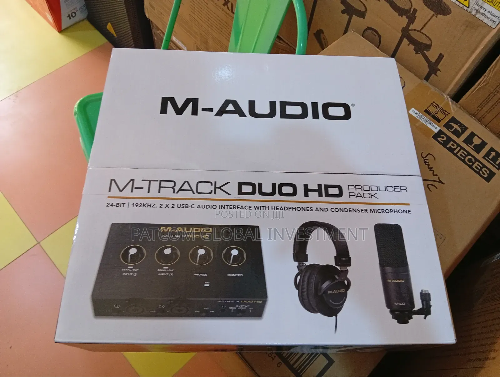 Complete M-Track Duo Hd M Audio Complete Studio Set