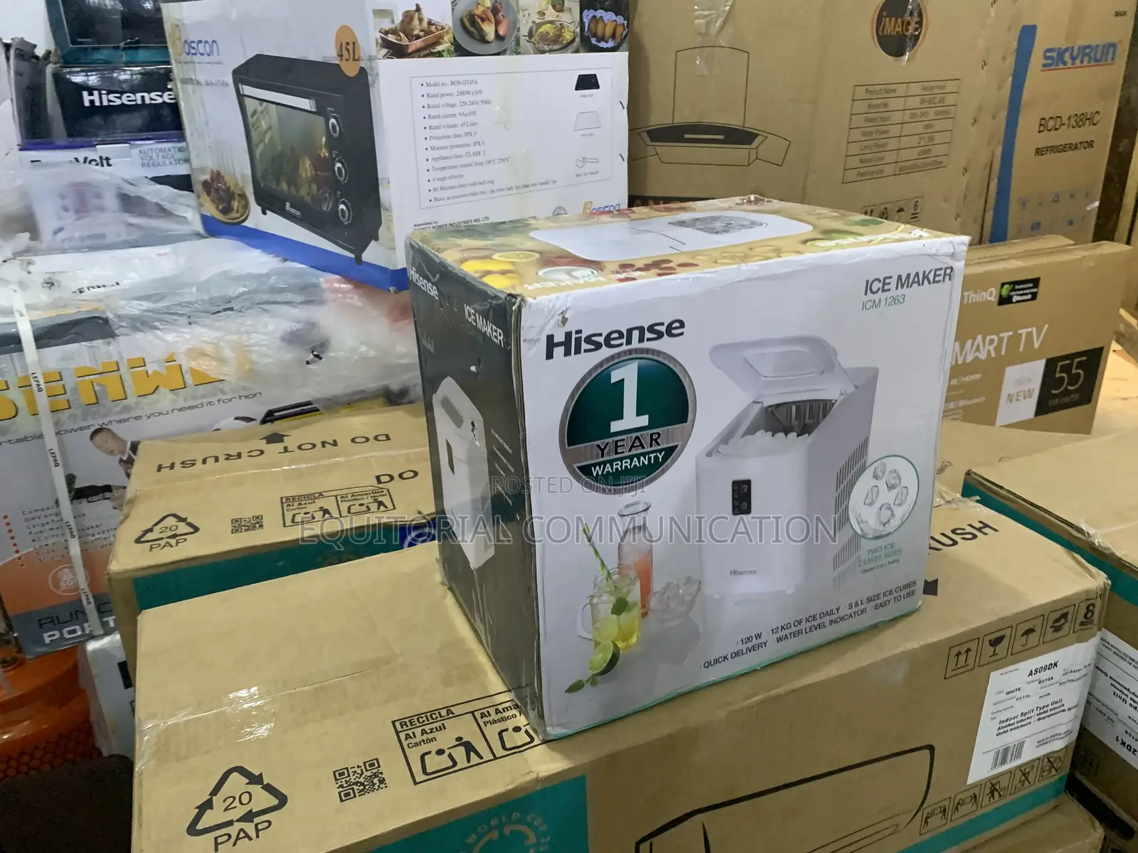 Hisense 12l Countertop Ice Maker