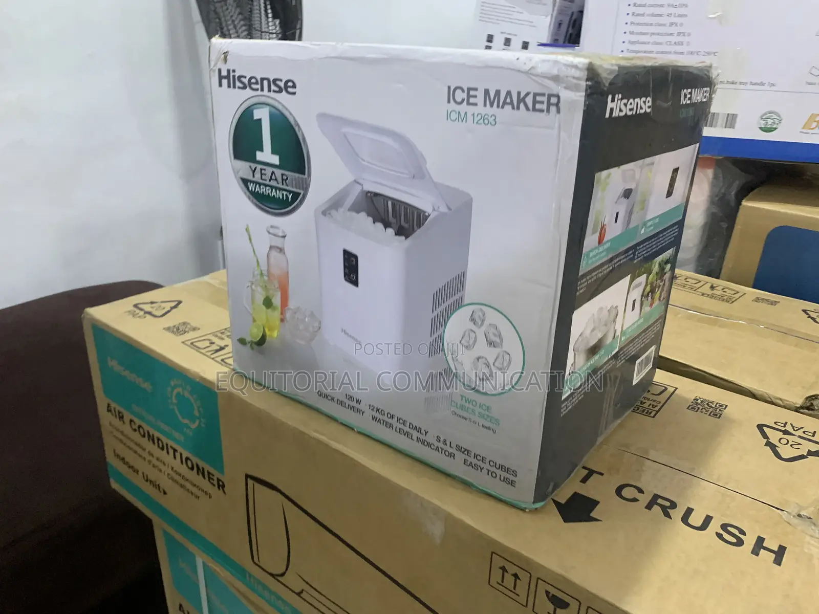 Hisense 12l Ice Maker for Everyday Refreshment
