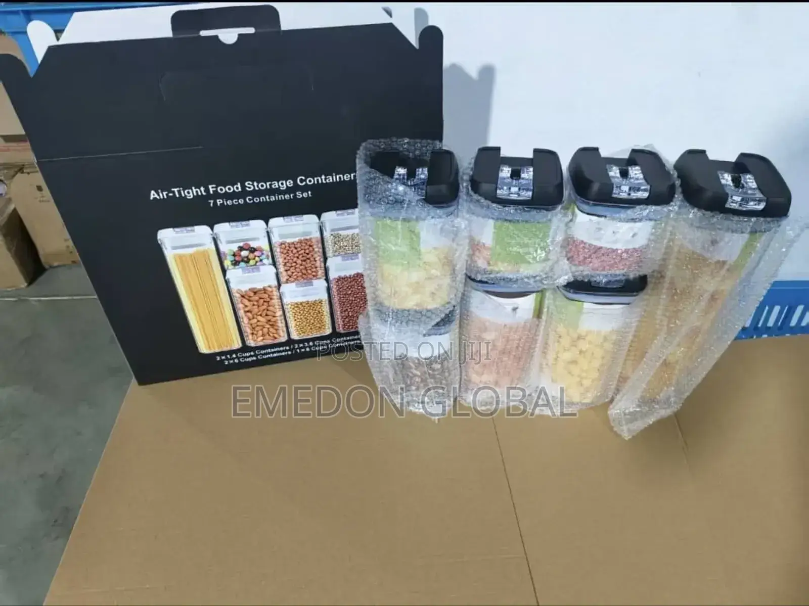 7 Airtight, Bpa-Free Plastic Food Storage Containers