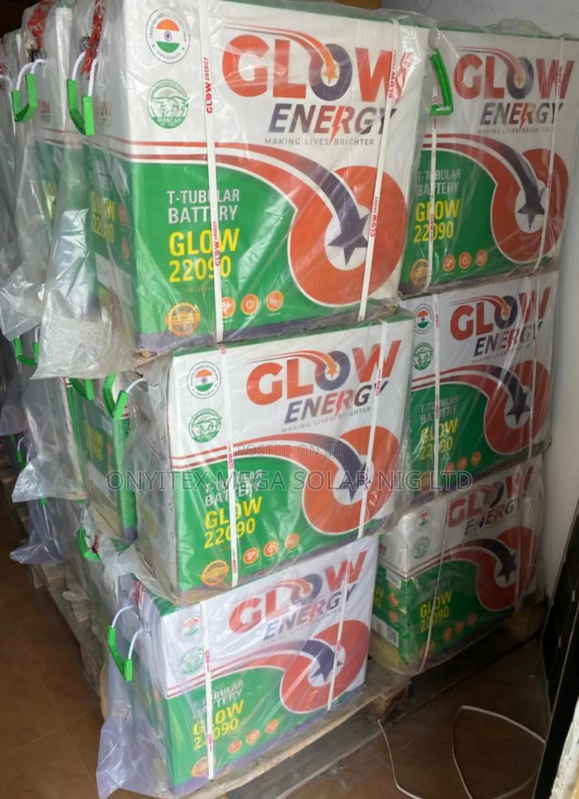 Glow Energy Tubular Battery 220ah 12v