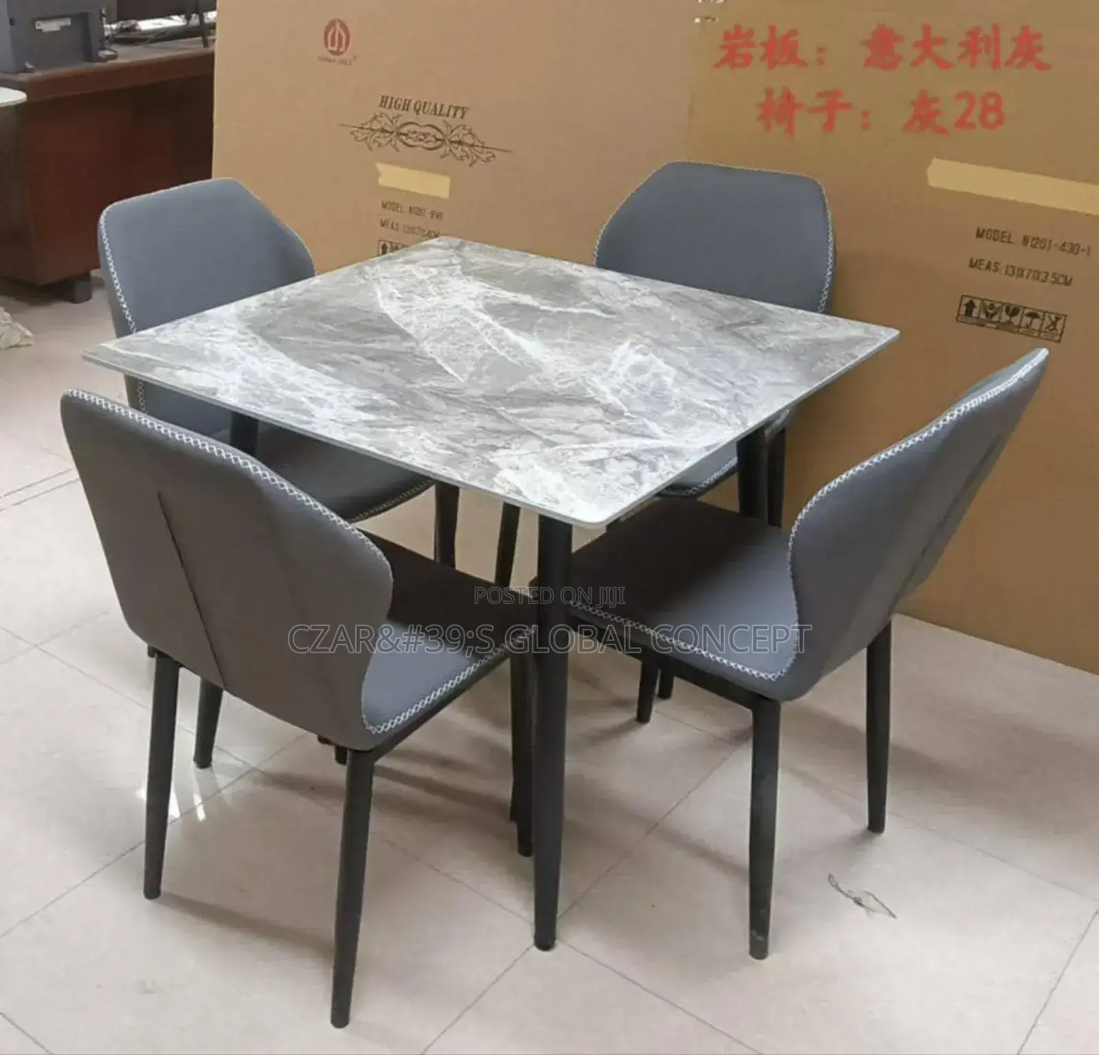 Luzury 4 Seater Dining Set
