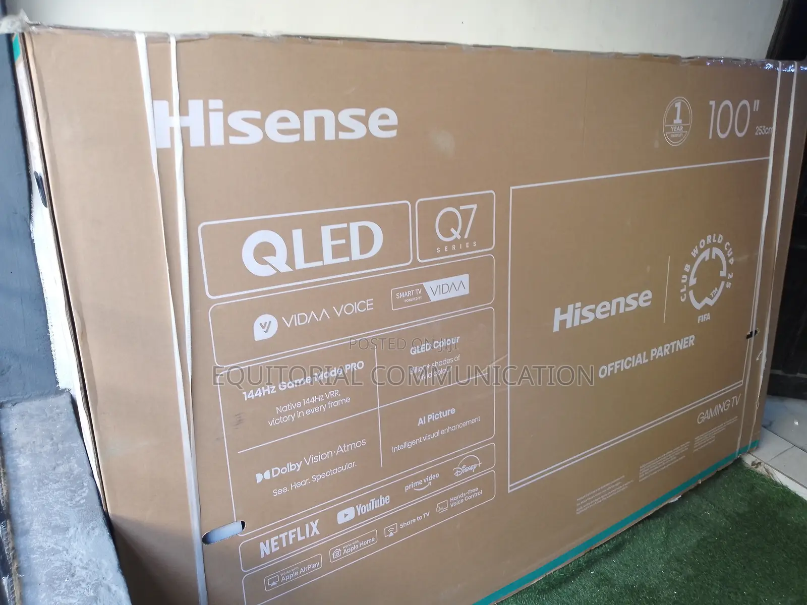 Hisense 100 Inch Smart Tv With Qled Technology