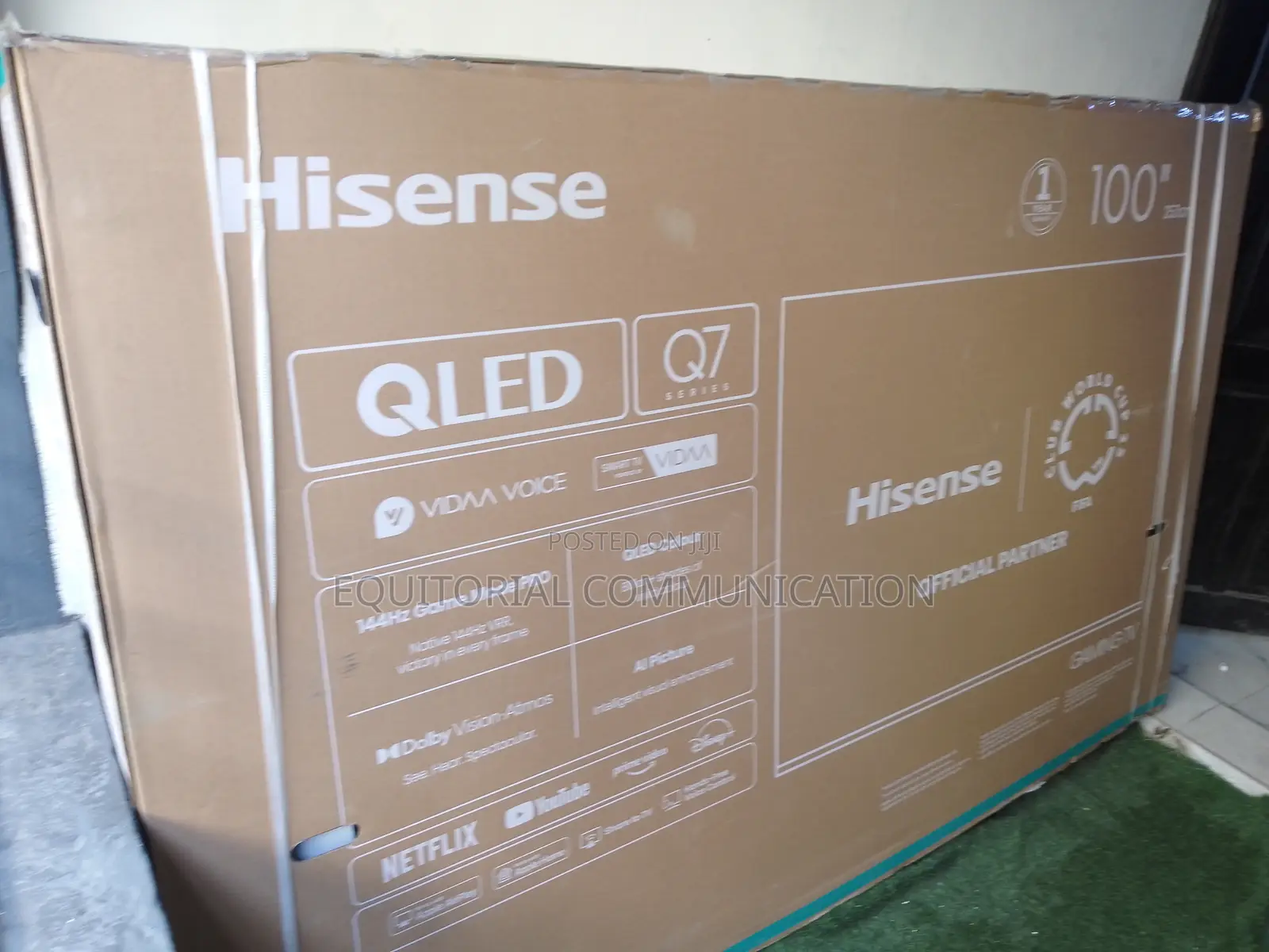 Hisense 100 Inch Smart Tv With Qled Technology