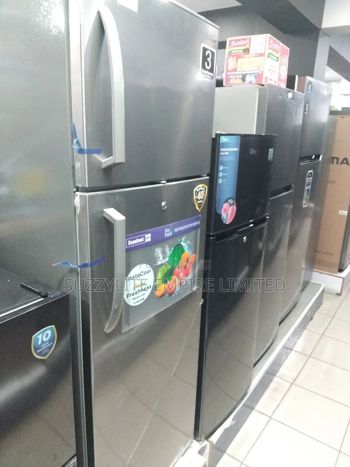 Scanfrost Double Door Refrigerator 300 Liters