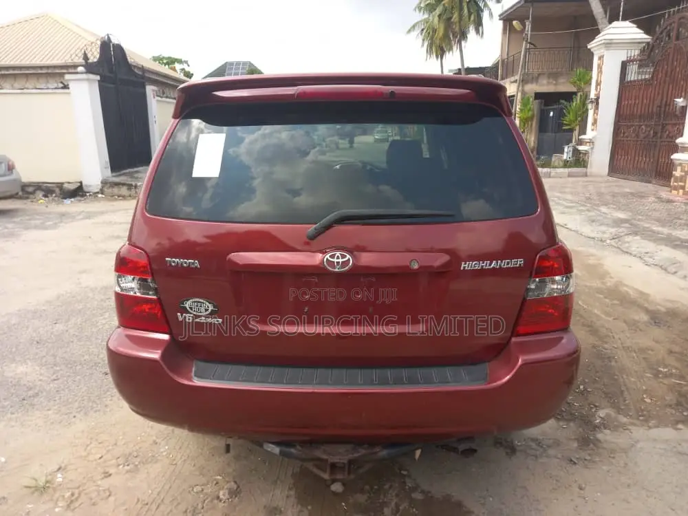 Toyota Highlander Limited V6 2005 Red