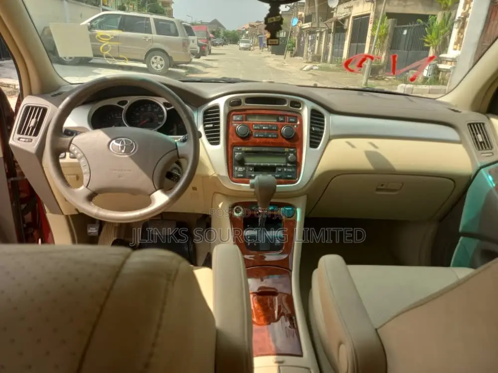 Toyota Highlander Limited V6 2005 Red