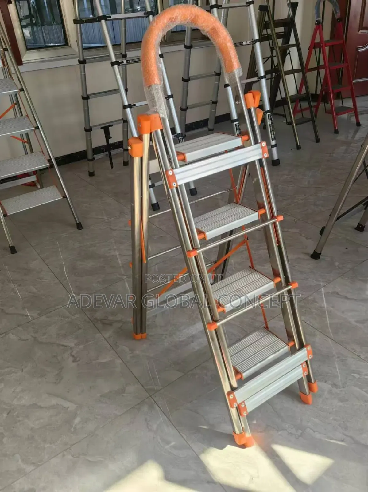 2in1 Multipurpose Stainless Steel Ladder and Clothes Dryer