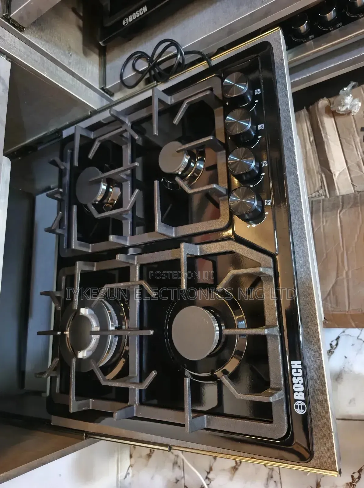 Original Bosch Built-in 4 Burners Automatic Gas Cooker Hob 60cm Copper