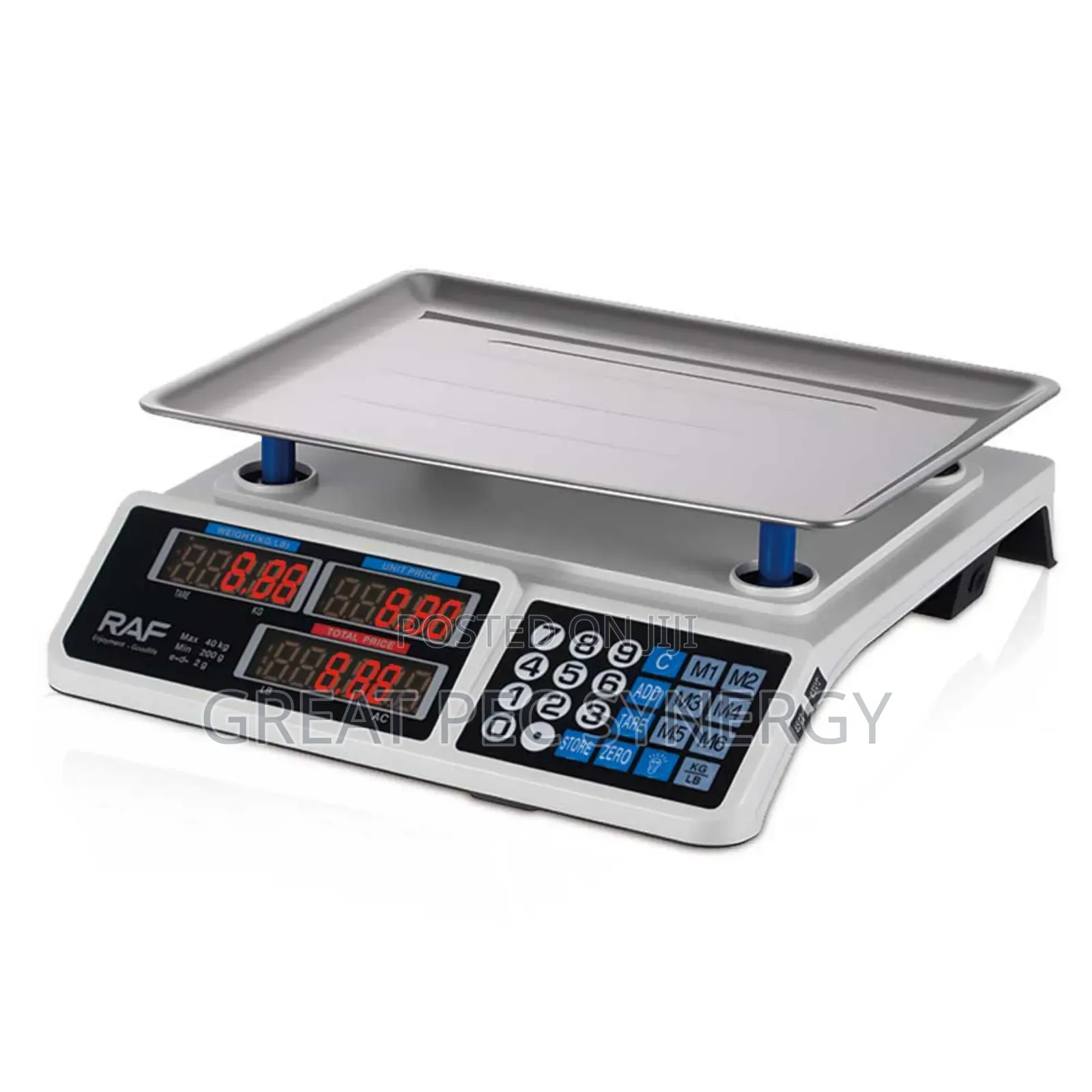 40kg Raf Digital Computing And Pricing Scale