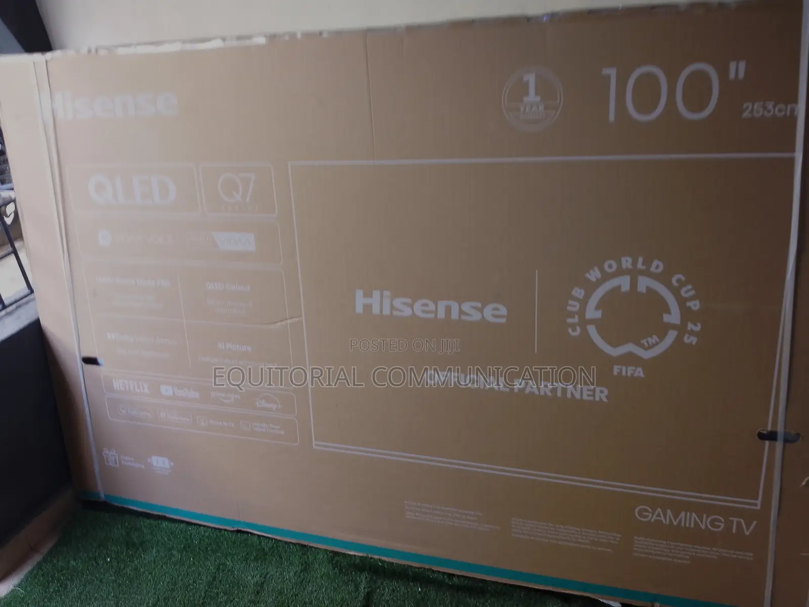 Hisense 100 Inch Qled Smart Tv With High Brightness