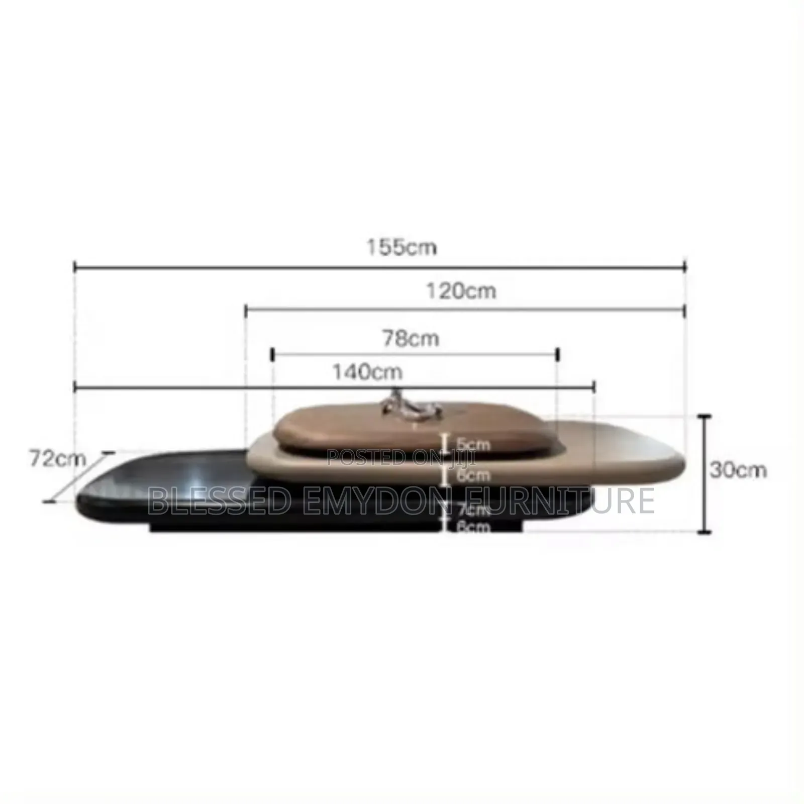 Clarke 360 Swivel Coffee Table