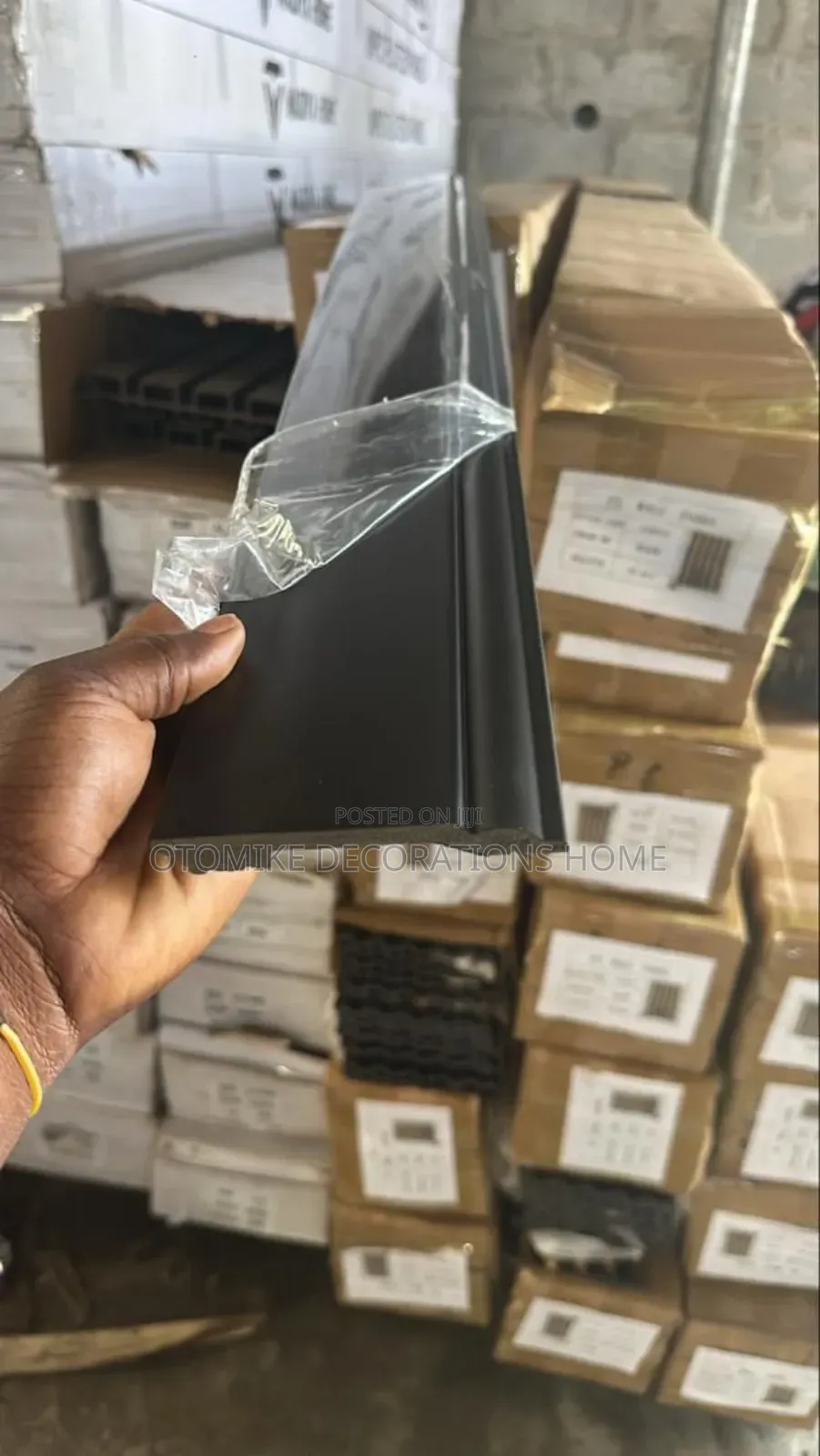 Black PVC Skirting