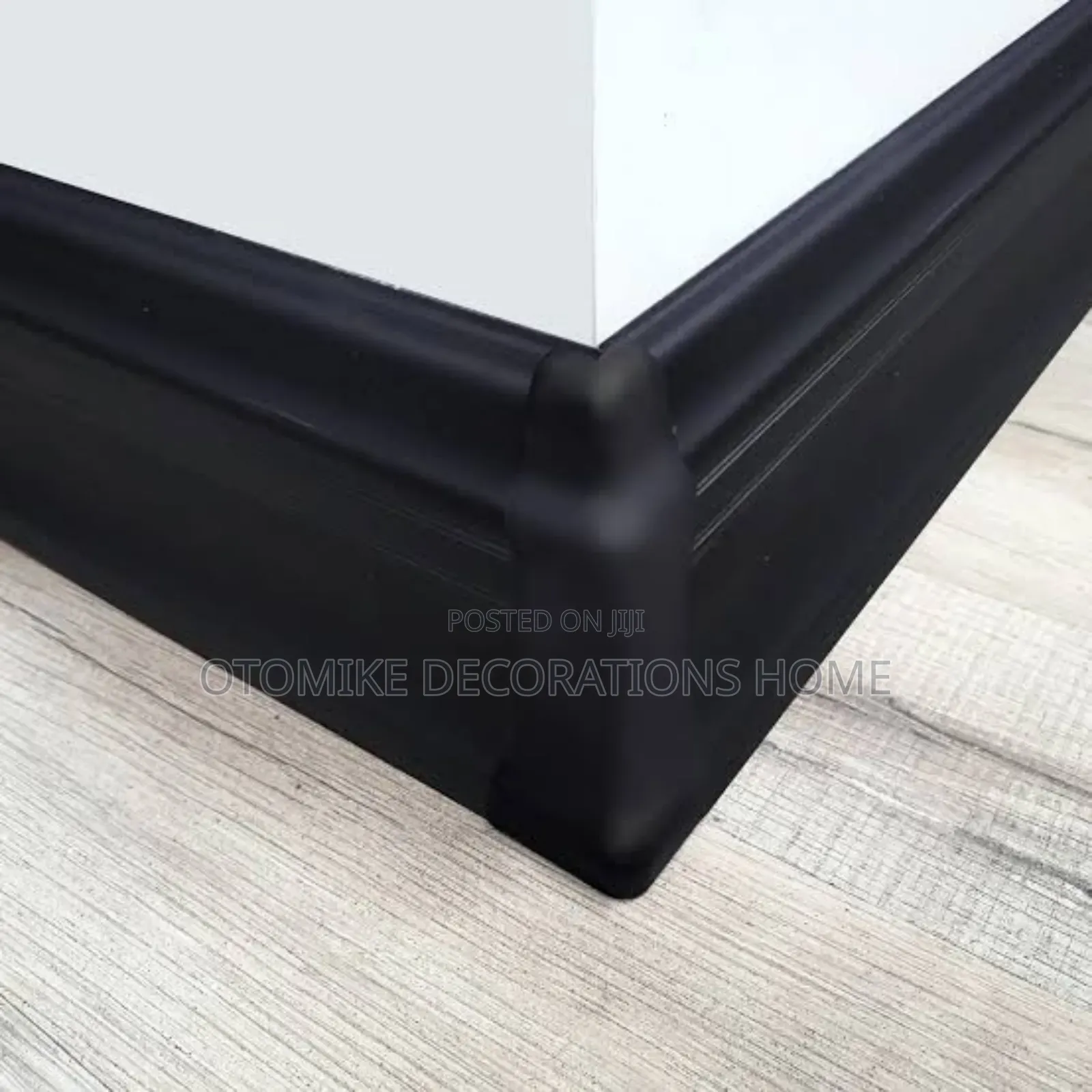 Black PVC Skirting