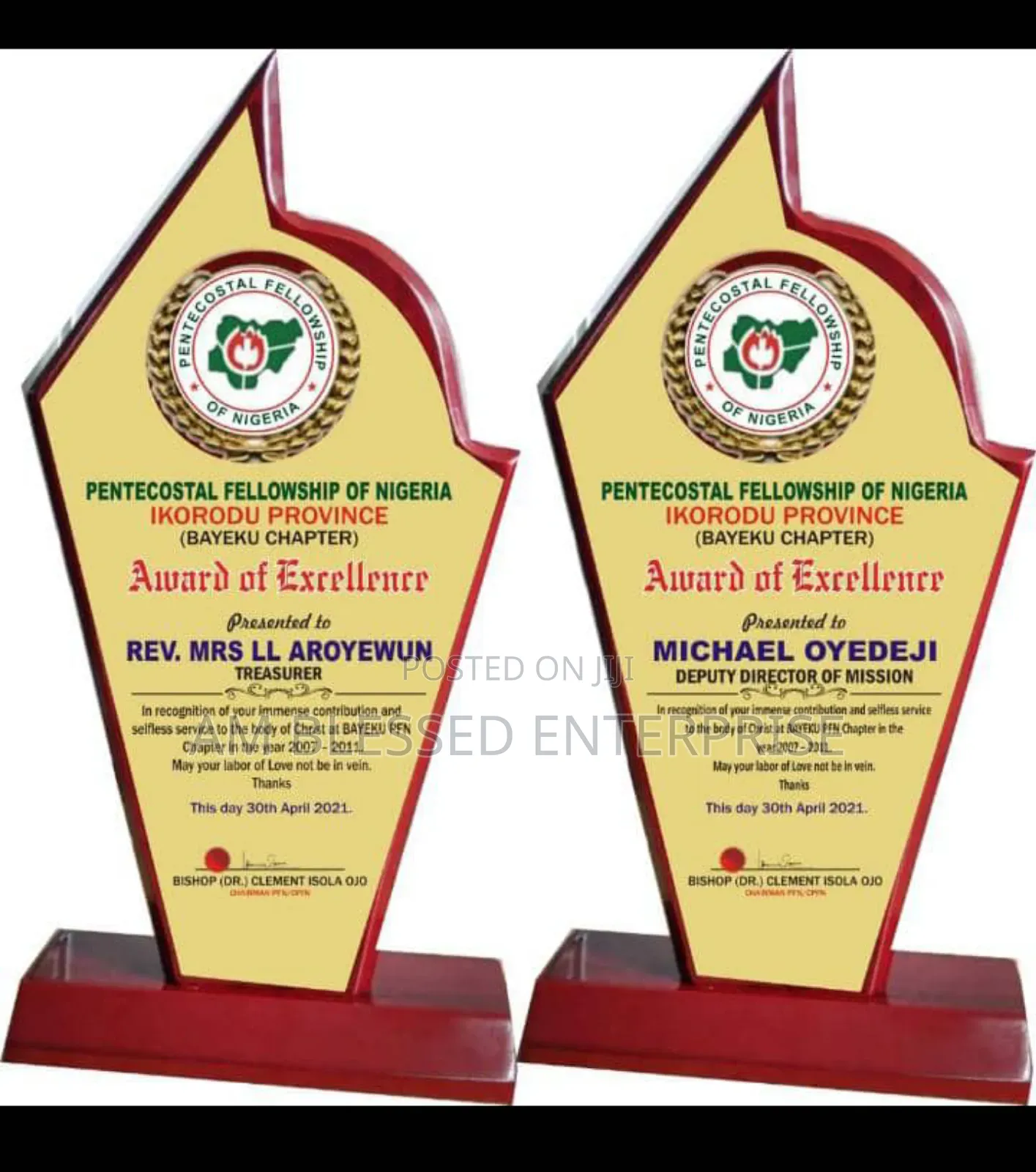 Wood Plaque Award – Custom Recognition